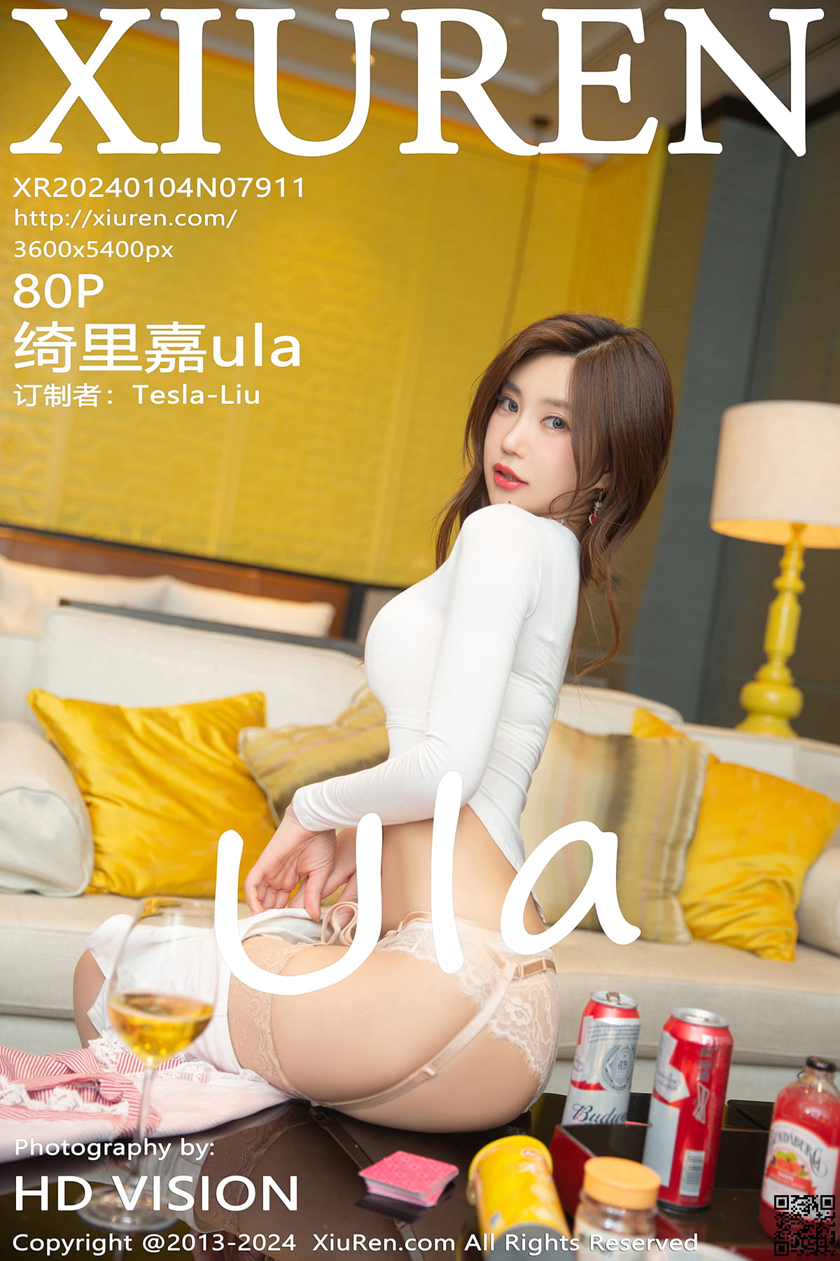 XIUREN秀人网 2024.01.04 No.7911 绮里嘉ula-1