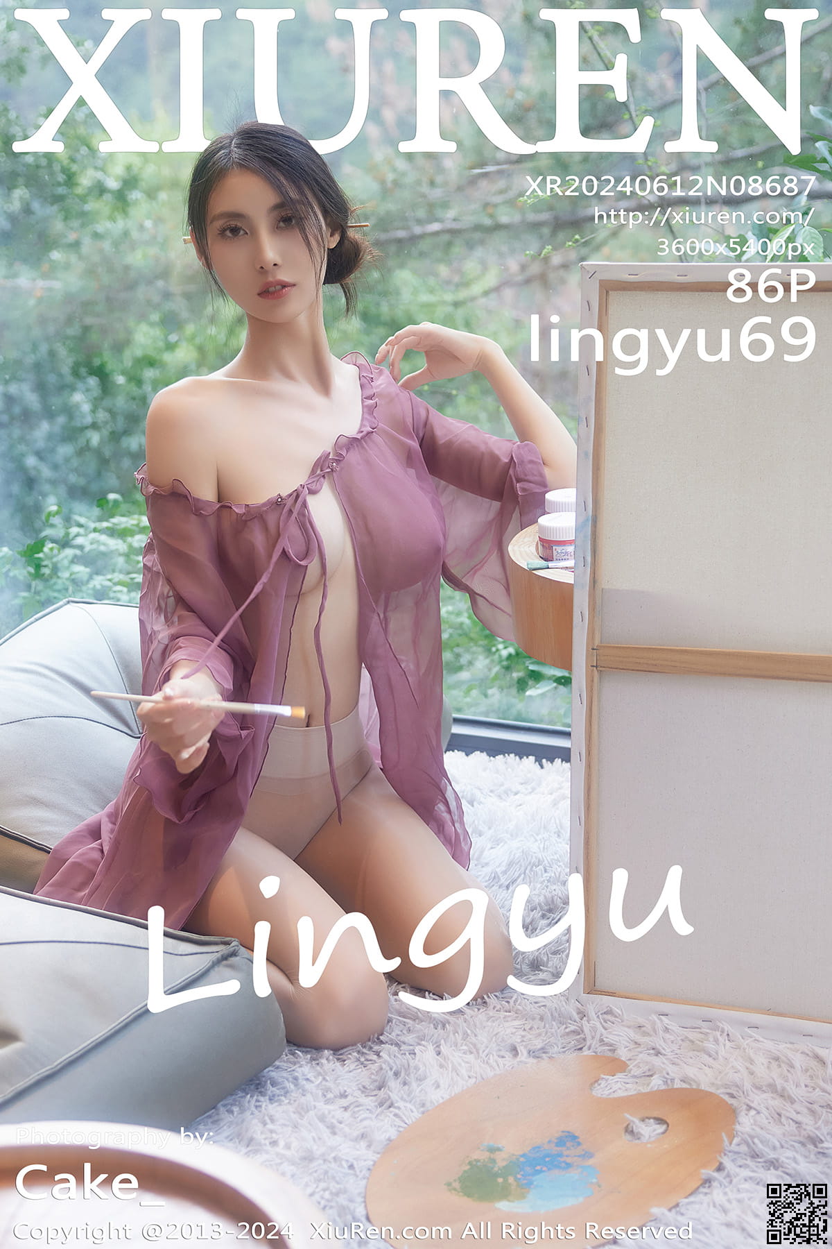 XIUREN秀人网 2024.06.12 No.8687 lingyu69-1