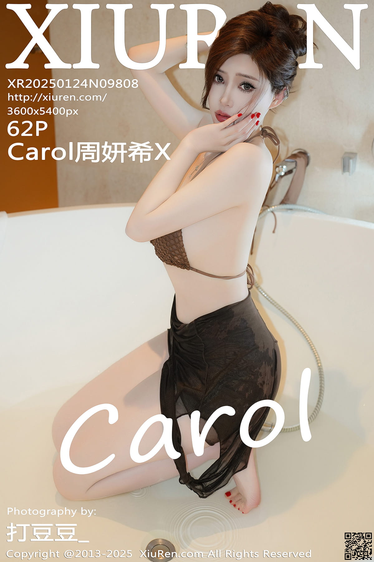 XIUREN秀人网 2025.01.24 No.9808 Carol周妍希X-1