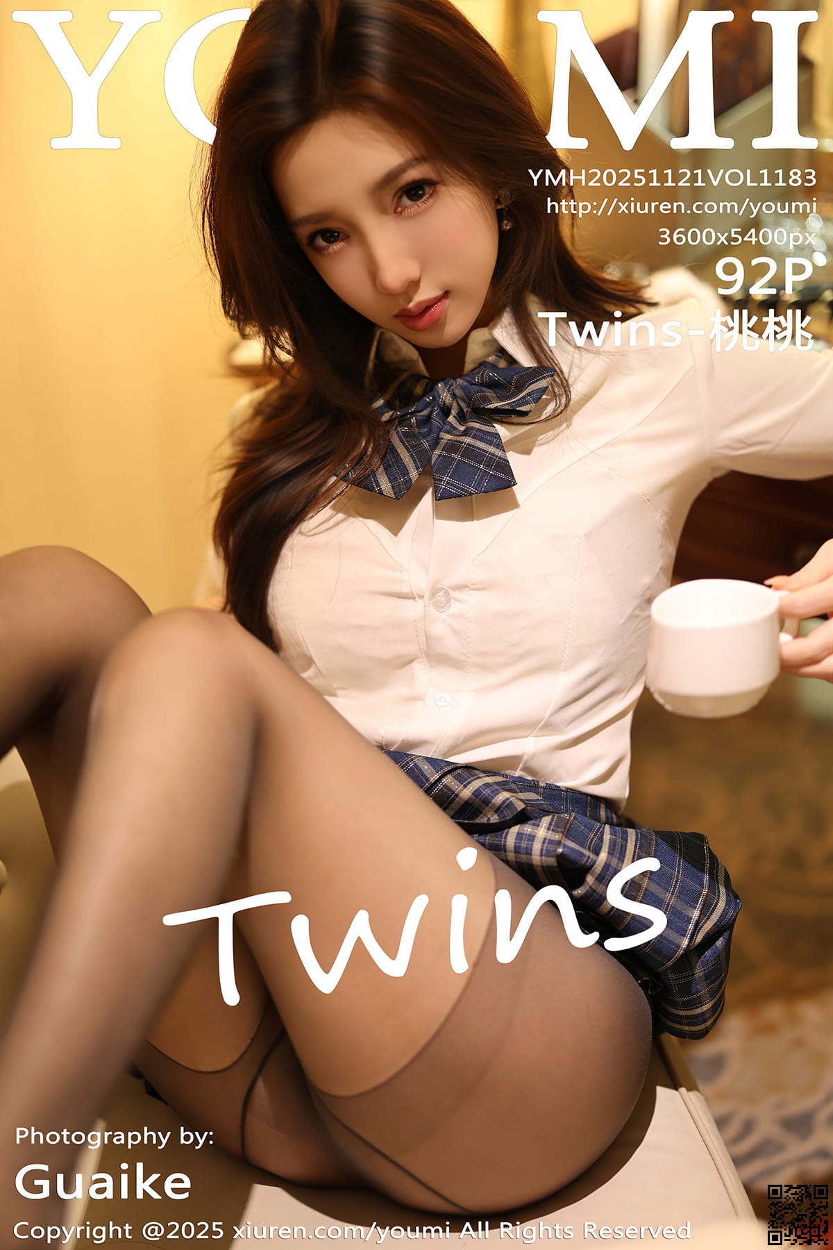 YOUMI尤蜜荟 2025.11.21 VOL.1183 Twins-桃桃-1